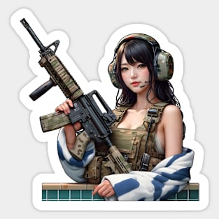 Tactical Girl Sticker